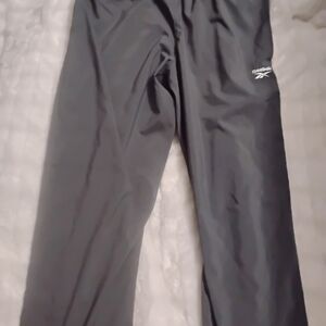 Reebok Black Athletic Track Pants with Logo